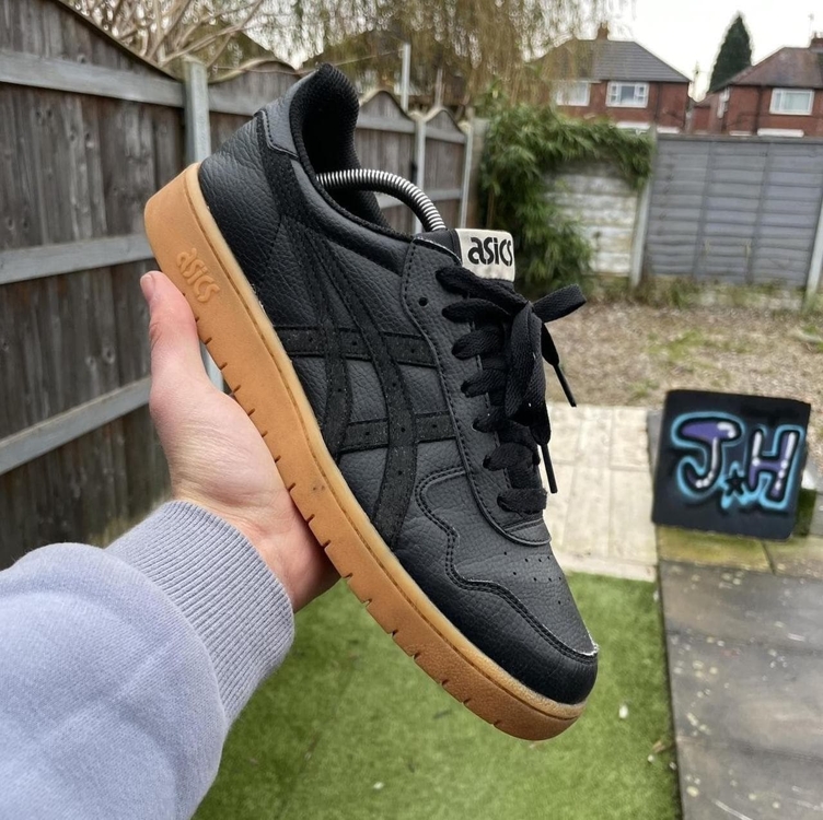 Tênis Asics Japan S Masculino - Preto+Caramelo Tênis Asics Japan S Masculino - Preto+Caramelo