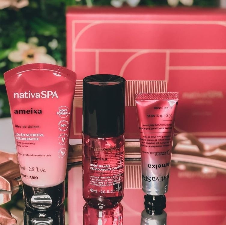 Mini Kit Presente Nativa Spa Ameixa (3 itens) Mini Kit Presente Nativa Spa Ameixa (3 itens)