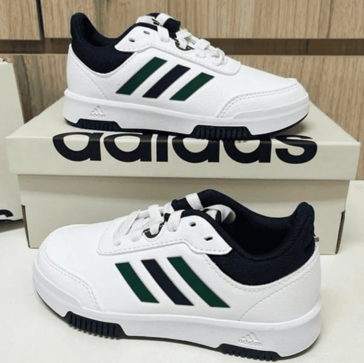 Tênis Juvenil Adidas Tensaur Sport - Branco+Verde Tênis Juvenil Adidas Tensaur Sport - Branco+Verde