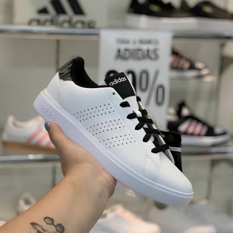 Tênis Casual Feminino Advantage Base 2.0 Forro Têxtil Adidas Tênis Casual Feminino Advantage Base 2.0 Forro Têxtil Adidas