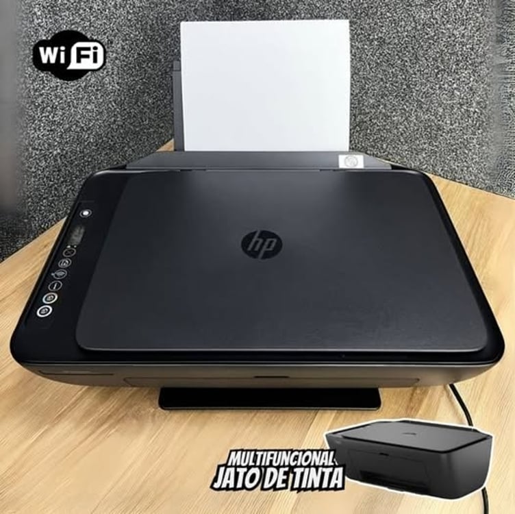 Impressora Multifuncional HP DeskJet Ink Advantage 2874 Colorida 1 porta Wi-Fi 802.11b/g/n; 1 USB 2.0 de alta velocidade (dispositivo)- 100 a 240 V Impressora Multifuncional HP DeskJet Ink Advantage 2874 Colorida 1 porta Wi-Fi 802.11b/g/n; 1 USB 2.0 de alta velocidade (dispositivo)- 100 a 240 V