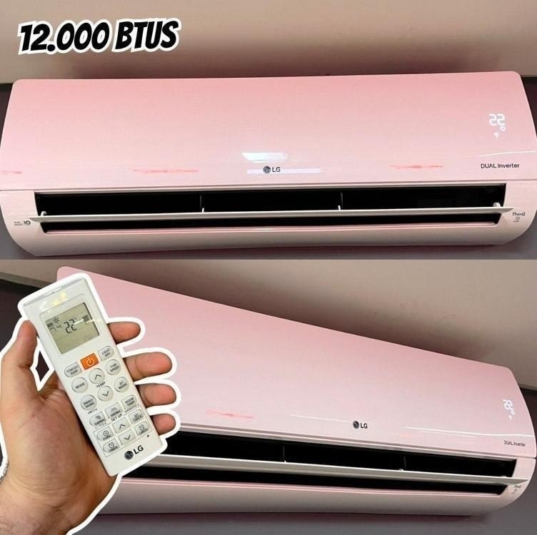 Ar Condicionado Split Hi Wall LG Dual Inverter Compact 12.000 Btus Frio 220v R-32 Ar Condicionado Split Hi Wall LG Dual Inverter Compact 12.000 Btus Frio 220v R-32