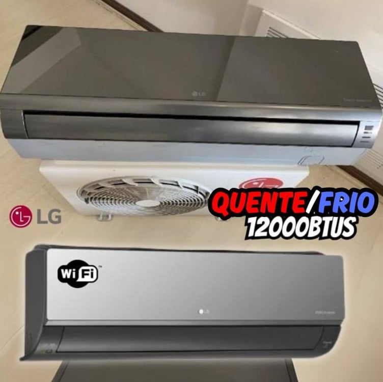 Ar-condicionado Lg Dual Inverter Voice +ai Artcool 12.000 Btu Quente/frio 220v - S3-w12jar7a Ar-condicionado Lg Dual Inverter Voice +ai Artcool 12.000 Btu Quente/frio 220v - S3-w12jar7a