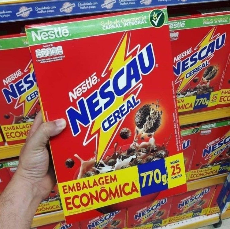 Nescau Cereal Matinal Tradicional Leve 770G Embalagem Econômica Nescau Cereal Matinal Tradicional Leve 770G Embalagem Econômica