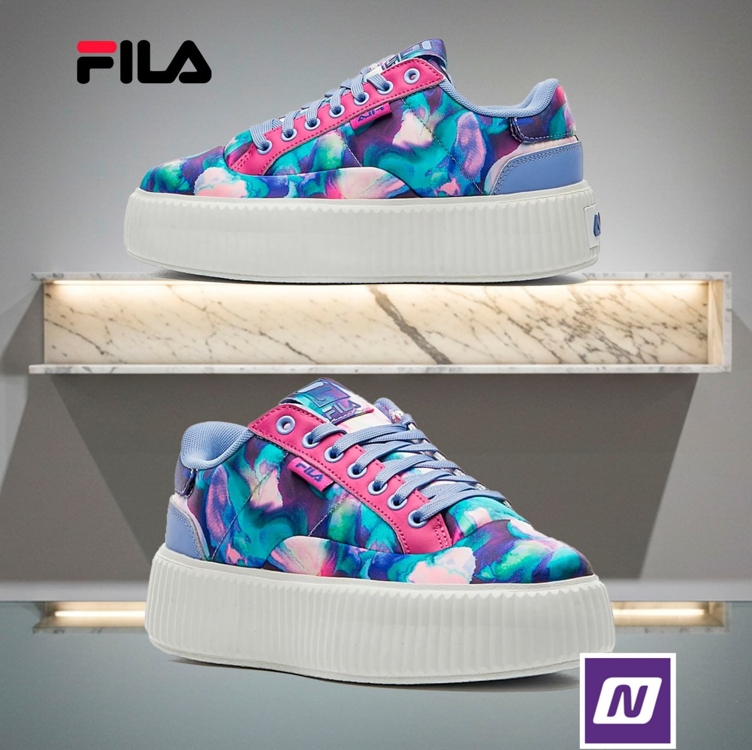 Tênis Fila Sandblast Oversole Feminino - Branco+Caramelo Tênis Fila Sandblast Oversole Feminino - Branco+Caramelo