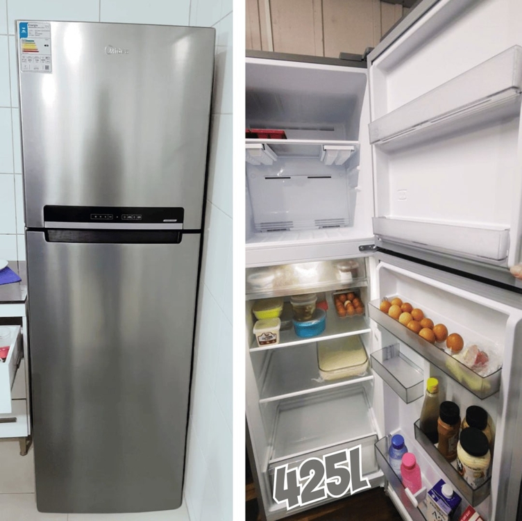 Geladeira/Refrigerador Midea Frost Free Duplex 425L MD-RT572EVD461 Geladeira/Refrigerador Midea Frost Free Duplex 425L MD-RT572EVD461