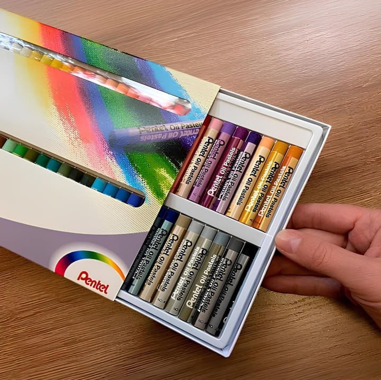Pentel Giz Pastel Oleoso 50 Cores PHN-50 Pentel Giz Pastel Oleoso 50 Cores PHN-50