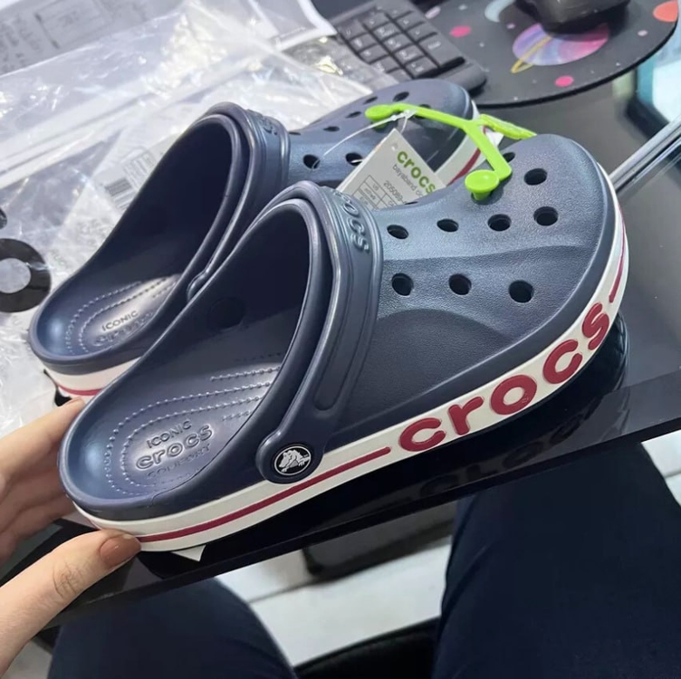 Sandália Crocs Bayaband Clog T Navy Sandália Crocs Bayaband Clog T Navy