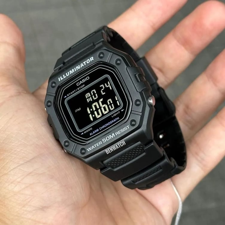 Relógio Casio Masculinoo Standar W-218h-1bvdf Relógio Casio Masculinoo Standar W-218h-1bvdf