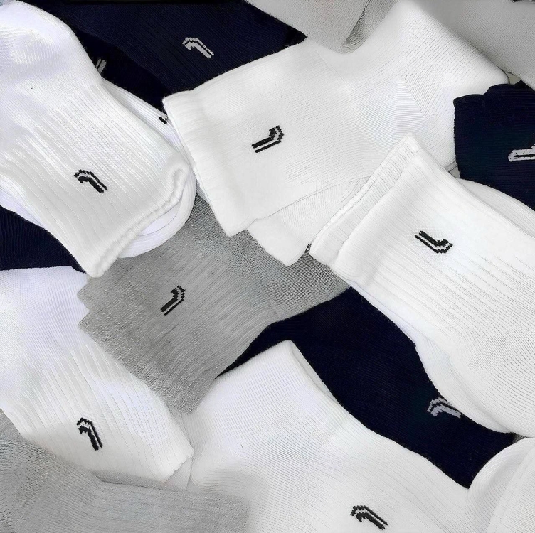 Kit 10 Pares Meia Lupo Original Masculina Cano Médio Algodão Kit 10 Pares Meia Lupo Original Masculina Cano Médio Algodão