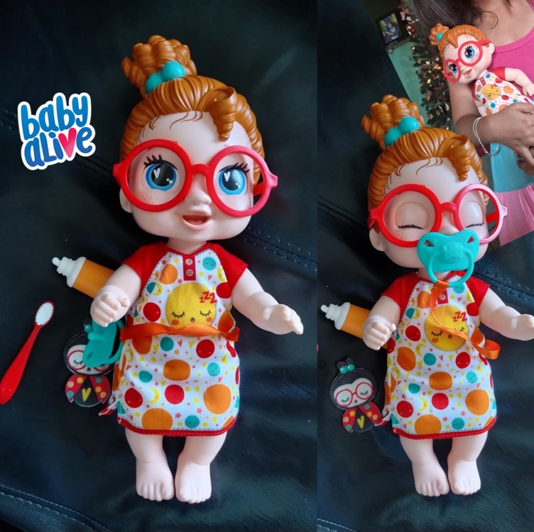 Baby Alive Boneca Pequenos sonhos Dottie Doodle bebê de cabelos ruivos Boneca de 28 cm em plástico com acessórios – Brinquedo para meninas e meninos a partir de 3 anos Baby Alive Boneca Pequenos sonhos Dottie Doodle bebê de cabelos ruivos Boneca de 28 cm em plástico com acessórios – Brinquedo para meninas e meninos a partir de 3 anos