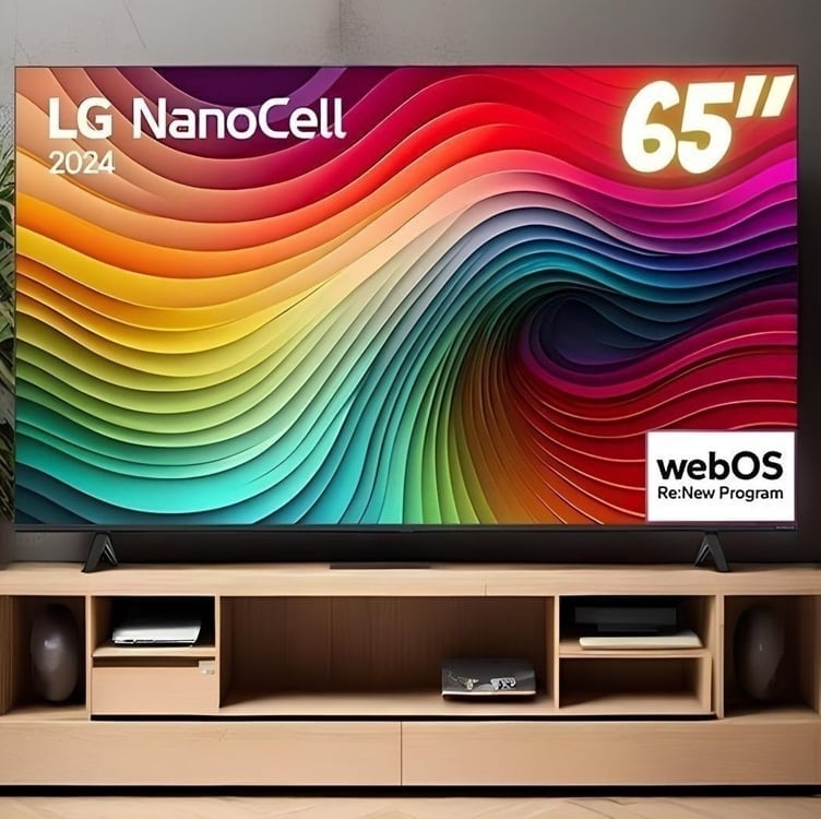 Smart TV 65" 4K UHD NanoCell LG 65NANO80TSA Wi-Fi Bluetooth com Alexa 3 HDMI 2 USB Smart TV 65" 4K UHD NanoCell LG 65NANO80TSA Wi-Fi Bluetooth com Alexa 3 HDMI 2 USB