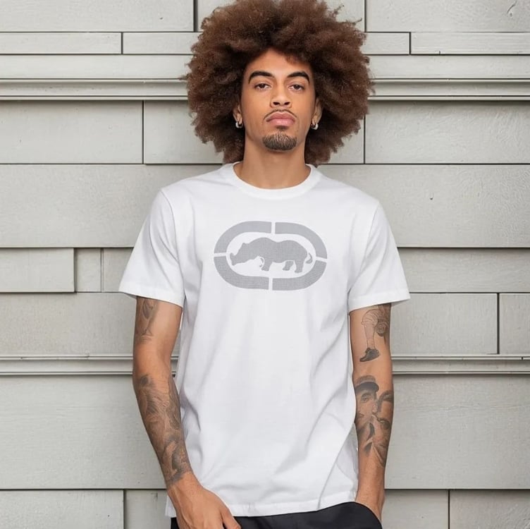 Camiseta Ecko Estampada Branca Masculina Logo Rhino Original Camiseta Ecko Estampada Branca Masculina Logo Rhino Original