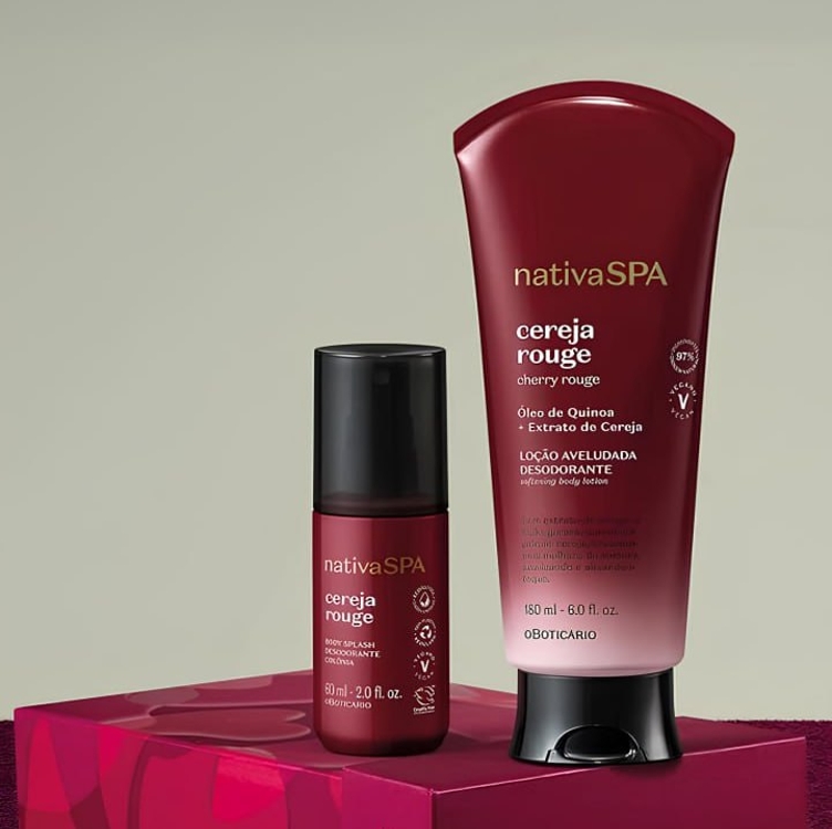 Namorados Nativa Spa Cereja Rouge (2 itens) Namorados Nativa Spa Cereja Rouge (2 itens)