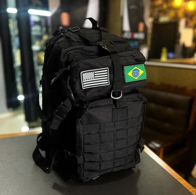 Mochila Tática Camping 50 Litros Militar Grande Impermeável Mochila Tática Camping 50 Litros Militar Grande Impermeável