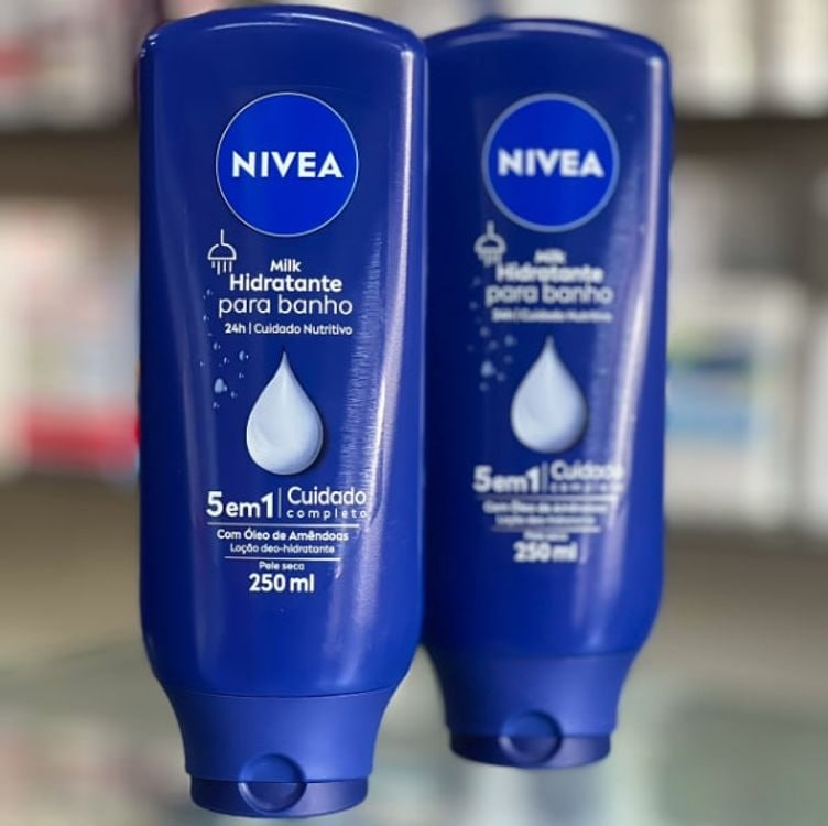 Nivea Hidratante Para Banho Milk 250ml - Hidrata Profundamente A Pele Durante O Banho, É Rapidamente Absorvido Pela Pele Molhada E Não Precisa Aplicar Outro Hidratante Depois Do Banho Nivea Hidratante Para Banho Milk 250ml - Hidrata Profundamente A Pele Durante O Banho, É Rapidamente Absorvido Pela Pele Molhada E Não Precisa Aplicar Outro Hidratante Depois Do Banho