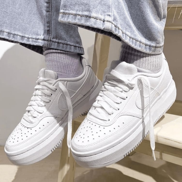 Tênis Nike Court Vision Alta Feminino - Branco Tênis Nike Court Vision Alta Feminino - Branco