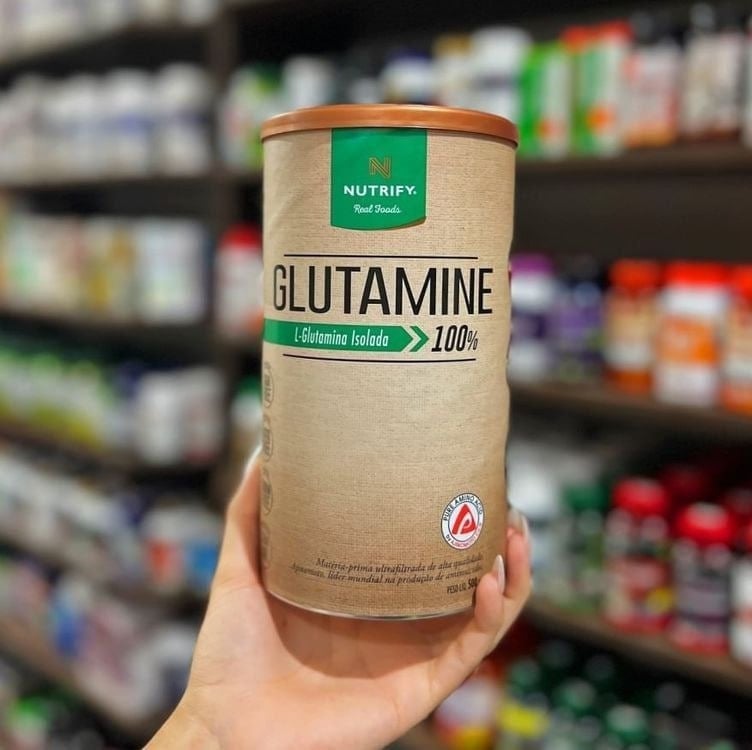 Glutamine L-Glutamina Isolada 100% Sem Sabor 500g Nutrify Glutamine L-Glutamina Isolada 100% Sem Sabor 500g Nutrify