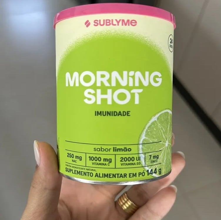 Morning Shot Limão 144g Sublyme Morning Shot Limão 144g Sublyme