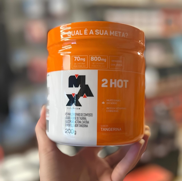 2 Hot - 200g - Max Titanium Sabor Tangerina 2 Hot - 200g - Max Titanium Sabor Tangerina