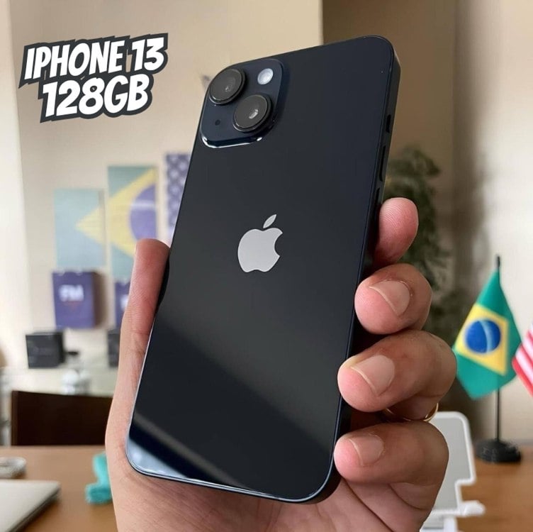 Apple iPhone 13 5g 128gb 4gb Ram Tela 6.1' Câmera Dupla 12mp Apple iPhone 13 5g 128gb 4gb Ram Tela 6.1' Câmera Dupla 12mp