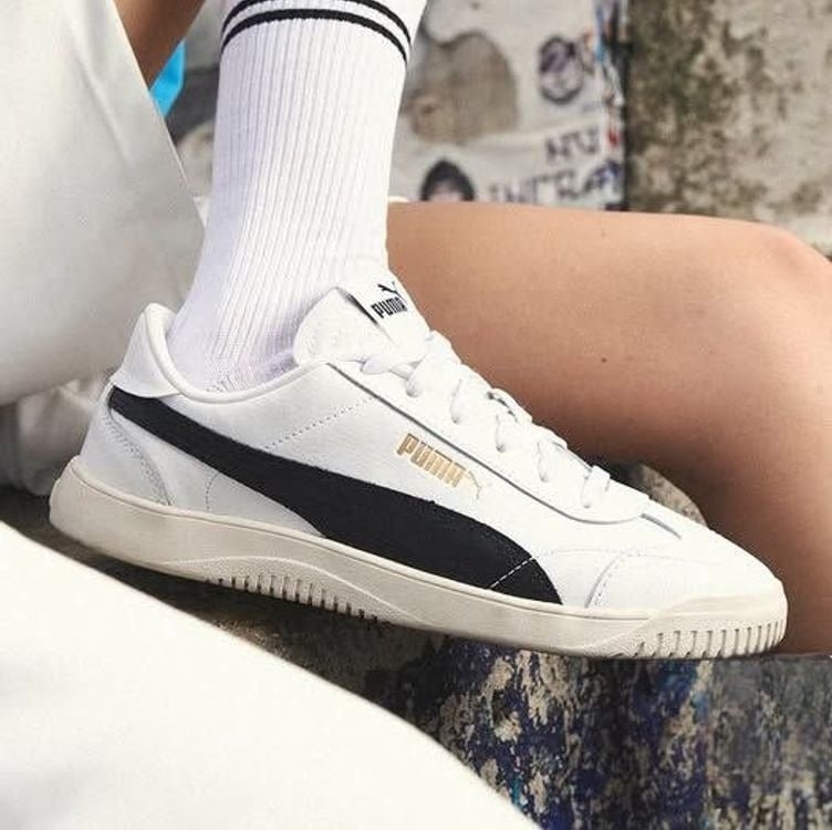 Tênis Puma Club 5V5 - Branco+Cinza Tênis Puma Club 5V5 - Branco+Cinza