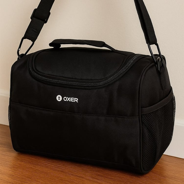 Lancheira Oxer Quadri Cor Preto Lancheira Oxer Quadri Cor Preto