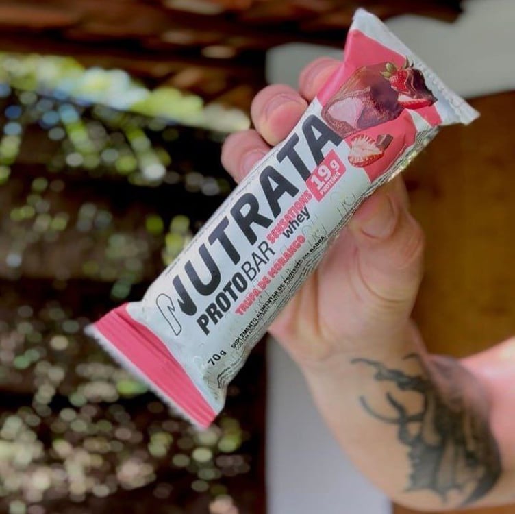 Proto Bar - Sabor Sensations Morango - 9 Unidades De 70g - Nutrata Proto Bar - Sabor Sensations Morango - 9 Unidades De 70g - Nutrata