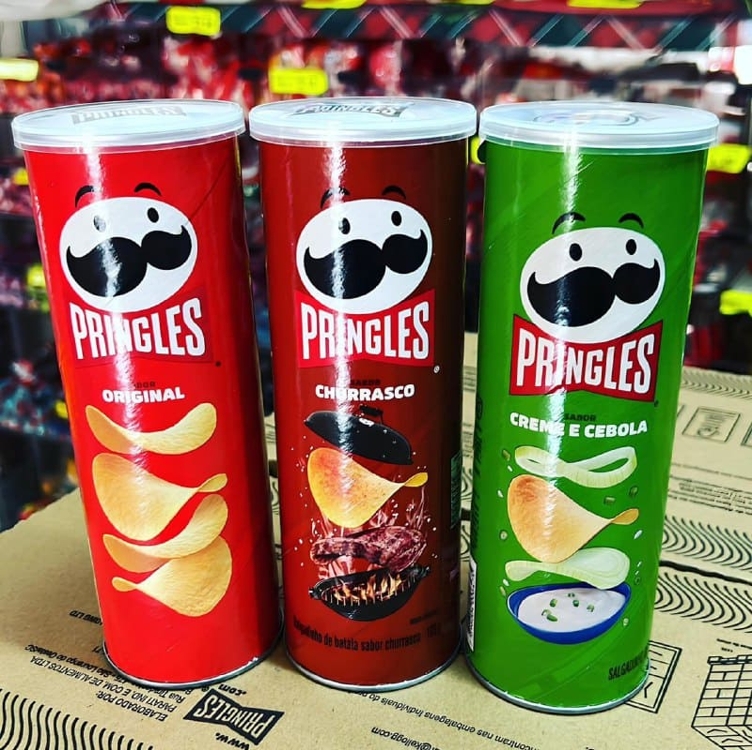Pringles Pack Promo Salgadinho de Batata Frita 3 Sabores - Original, Creme e Cebola e Churrasco Pringles Pack Promo Salgadinho de Batata Frita 3 Sabores - Original, Creme e Cebola e Churrasco