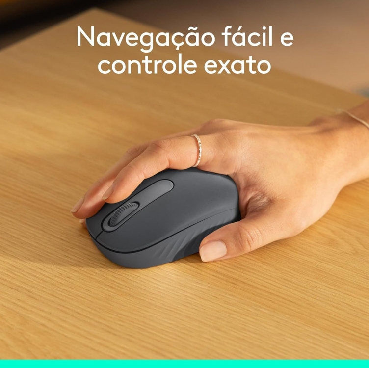 Mouse sem fio Logitech M196 com Conexão Bluetooth, Design Ambidestro Compacto, Rastreamento Preciso, Compatível com PC e Mac, Windows e macOS - Grafite Mouse sem fio Logitech M196 com Conexão Bluetooth, Design Ambidestro Compacto, Rastreamento Preciso, Compatível com PC e Mac, Windows e macOS - Grafite