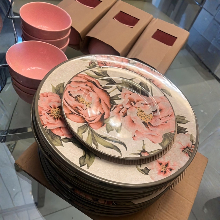 Aparelho De Jantar 12 Pçs Peonia Alleanza