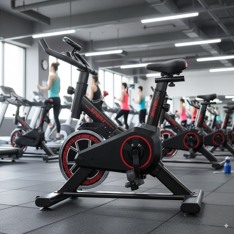 Venda e Cia Bicicleta Spinning Para Exercícios XHJSCRB8009 Preto Vermelho