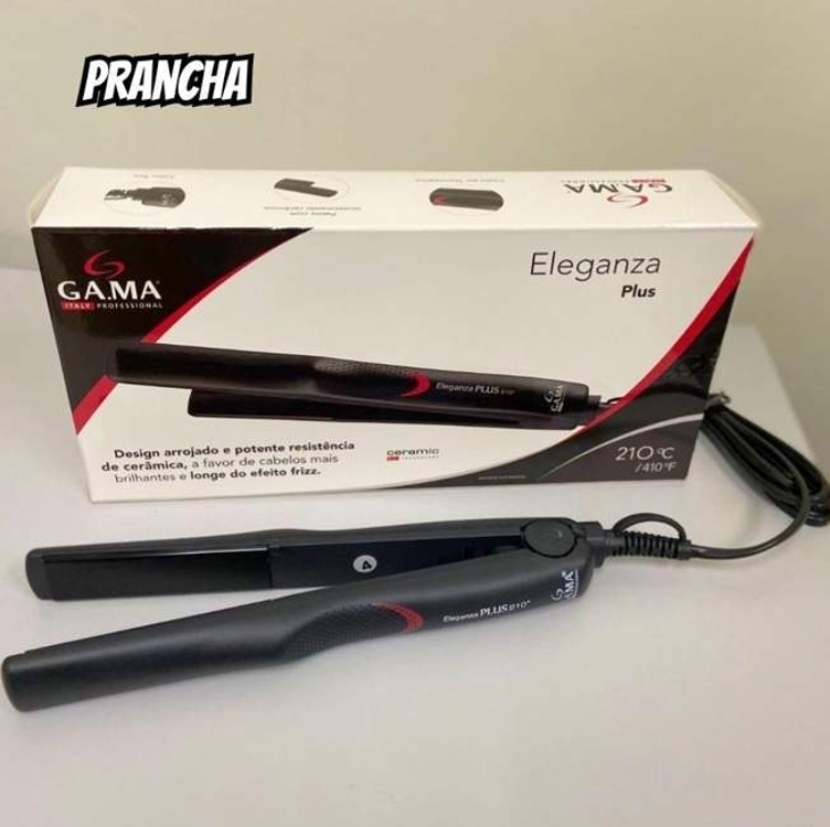 Chapinha/Prancha de Cabelo Cerâmica com Íons 210ºC GA.MA Italy Eleganza Plus Chapinha/Prancha de Cabelo Cerâmica com Íons 210ºC GA.MA Italy Eleganza Plus