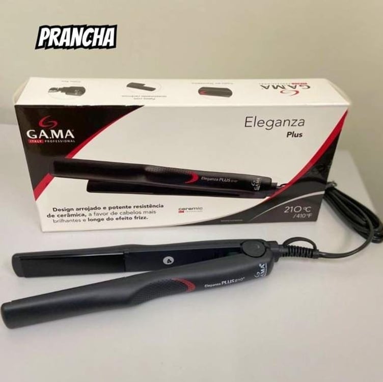 Prancha de cabelo Gama Italy Eleganza Plus Bivolt Prancha de cabelo Gama Italy Eleganza Plus Bivolt