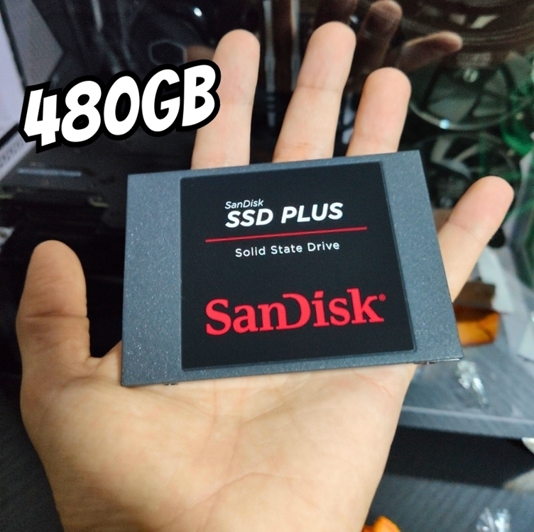 Ssd 480gb Sata 3.0 6 Gb/s Interno Sandisk Plus SDSSDA-480G-G26 2,5 Polegadas Velocidade De Leitura Até 535 Mb/s E Gravação Até 445 Mb/s Cor Preto Ssd 480gb Sata 3.0 6 Gb/s Interno Sandisk Plus SDSSDA-480G-G26 2,5 Polegadas Velocidade De Leitura Até 535 Mb/s E Gravação Até 445 Mb/s Cor Preto