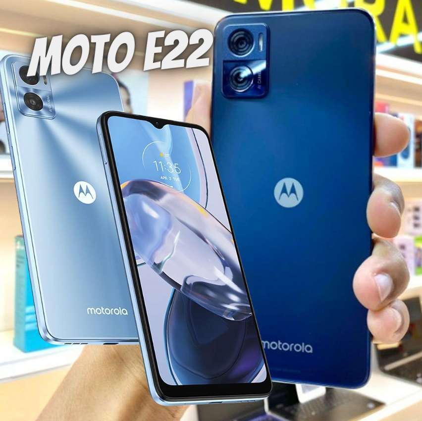 Smartphone Motorola Moto E22 32GB Grafite 4G Tela 6,5" IPS 90Hz Câmera Dupla 16MP Selfie 5MP Android 12 Smartphone Motorola Moto E22 32GB Grafite 4G Tela 6,5" IPS 90Hz Câmera Dupla 16MP Selfie 5MP Android 12
