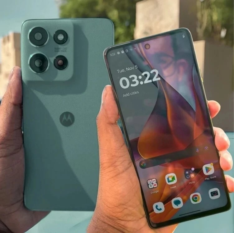 Smartphone Motorola Moto g75 5G music edition Moto Buds - 256GB 16GB (8GB RAM+8GB Ram Boost) e 50MP Sony Lytia 600 Camera Moto AI Ultrarresistencia militar - Cinza Vegan Leather Smartphone Motorola Moto g75 5G music edition Moto Buds - 256GB 16GB (8GB RAM+8GB Ram Boost) e 50MP Sony Lytia 600 Camera Moto AI Ultrarresistencia militar - Cinza Vegan Leather