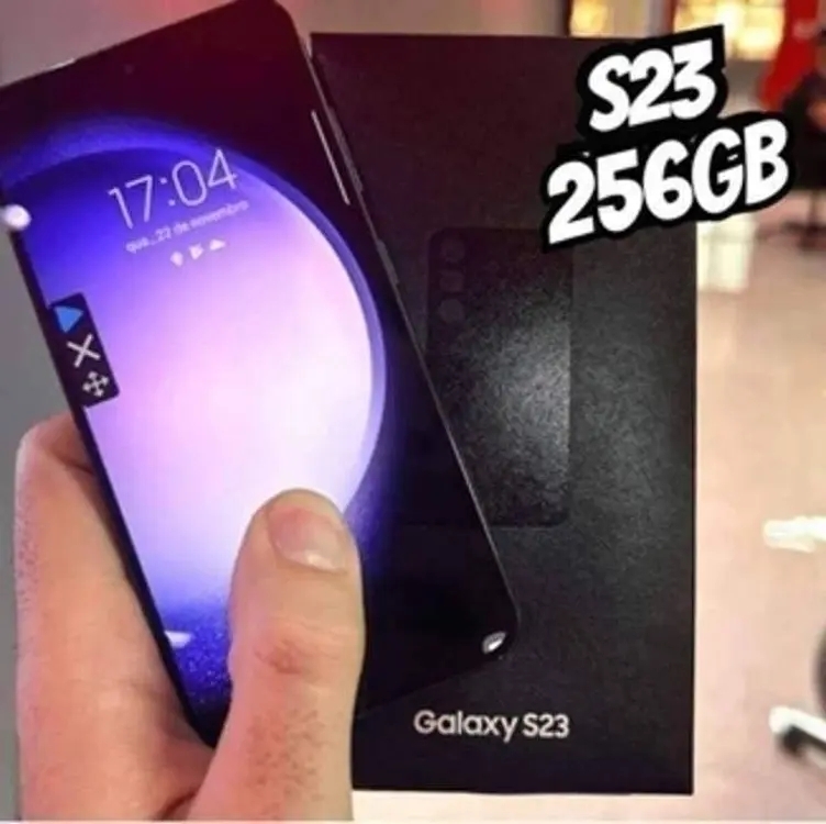 Smartphone Samsung Galaxy S23 256GB Preto 5G 8GB RAM 6,1” Câm Tripla + Selfie 12MP Smartphone Samsung Galaxy S23 256GB Preto 5G 8GB RAM 6,1” Câm Tripla + Selfie 12MP