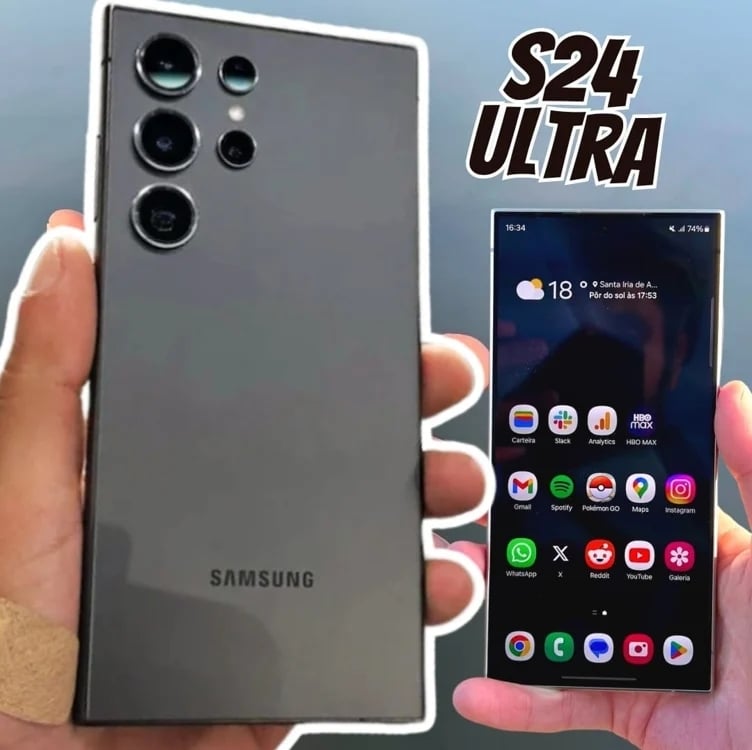 Smartphone Samsung Galaxy S24 Ultra, 256gb, 12gb De Ram, Tela De 6.8", Galaxy Ai Smartphone Samsung Galaxy S24 Ultra, 256gb, 12gb De Ram, Tela De 6.8", Galaxy Ai