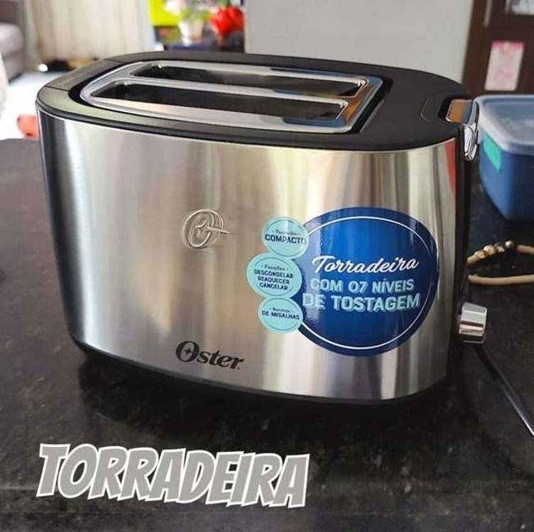 Oster Torradeira Simple Life, 220V, Inox, 650W, OTOR600 Oster Torradeira Simple Life, 220V, Inox, 650W, OTOR600