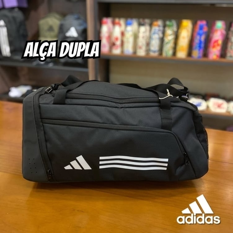 Mala Duffel Essentials Três Listras Mala Duffel Essentials Três Listras