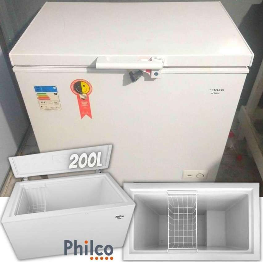 Freezer Horizontal Philco H200L Branco 200L Freezer Horizontal Philco H200L Branco 200L