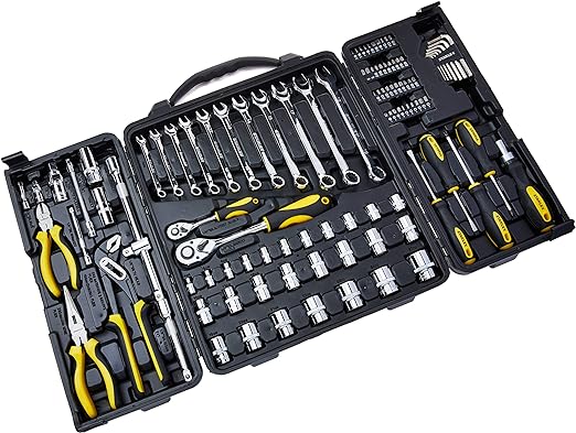 Stanley Kit De Ferramentas 110 Peças Stmt81243 Chave Combinada, Catraca, Alicates