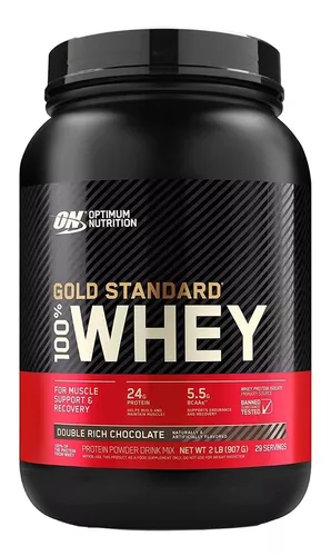 suplemento-em-po-optimum-nutrition-proteina-gold-standard-100-whey-sabor-double-rich-chocolate-em-pote-de-907g - Imagem