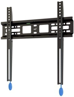 ELG, N01V4, Suporte Fixo de Parede para TVs de 32" a 77", Compatível com TVs Curvas e Planas, Feito em Aço Carbono, Suporta Até 50kg, Preto