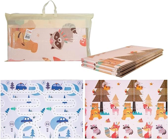 tapete-infantil-de-atividades-dupla-face-mega-compras-mc924-floresta - Imagem