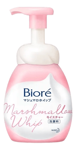 Sabonete Facial em Espuma Bioré Marshmallow Whip para Todos os Tipos de Pele
