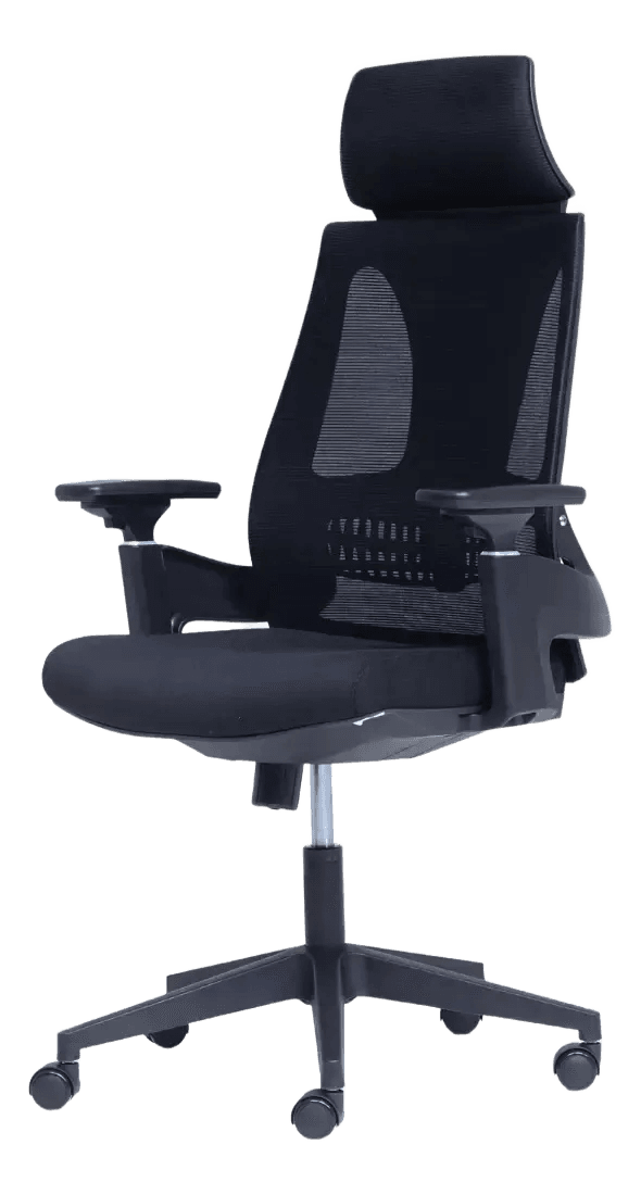 Cadeira De Escritório Rivatti Presidente NR17 Ergonômica Premium Toledo Cor Preto