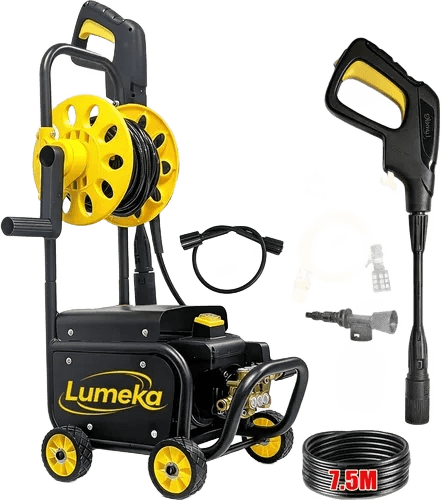 Lavadora De Alta Pressão Lumeka XW80 com motor a indução Lavadoras de Jato Elétricas Com Rolo De Mangueira