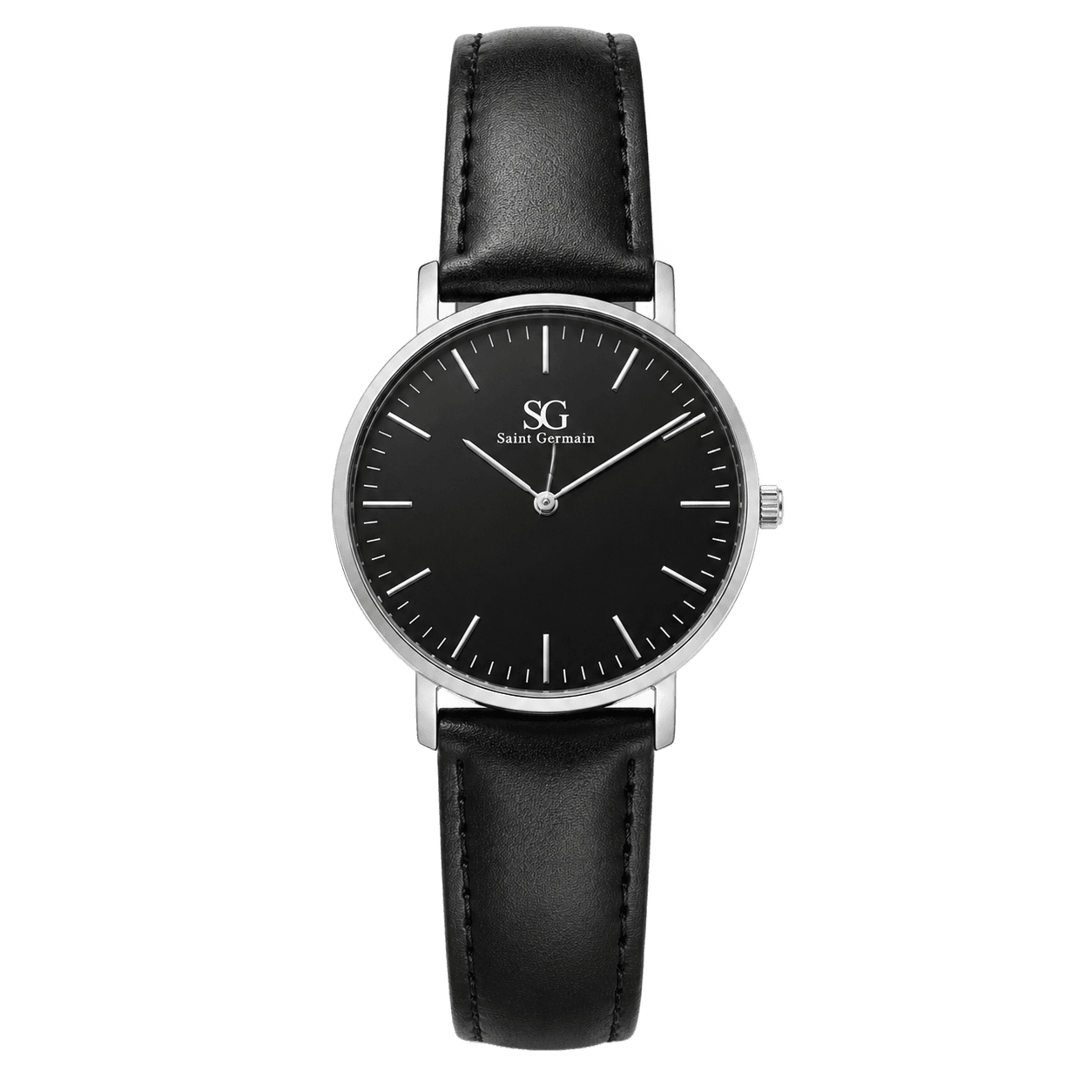 Relógio Masculino Saint Germain Murray Caixa Prateada de 40mm